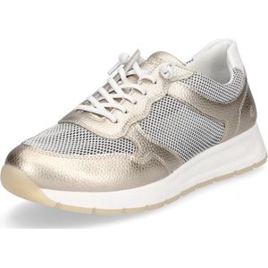 Remonte - Elisabeth Hurley-Collection - Slip-on Sneakers - Goudkleur/Wit - Metallic