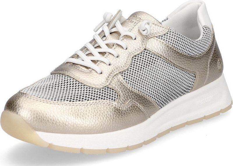 Remonte - Elisabeth Hurley-Collection - Vrijetijdsschoen - Goudkleur/Wit - Metallic