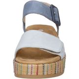 Remonte - Sandalen - Blauw - Comfortabele Plateau Zool