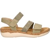 Remonte - Dames Sandaal - Licht Groen - Imitatieleer - Verstelbare Banden