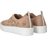 Rieker Instappers - Dames - Beige - Luchtig Ontwerp voor Brede Voet