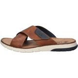 Rieker - 25283-22 - Pantoffels en Slippers - Cognac - Leer