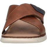 Rieker - 25283-22 - Pantoffels en Slippers - Cognac - Leer