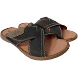 Rieker - Jaipur Morelia - Slippers - Blauw - Imitatieleer