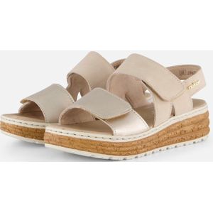 Rieker - Dames Sandalen - Imitatieleer - Zwart - Verstelbare Banden