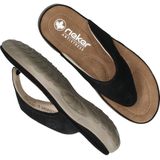 Rieker Dames Slippers 64802 Zwart