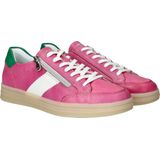 Remonte - Elisabeth Hurley-Collection - Plateausneakers - Fuchsia/Wit/Groen - Met Rits