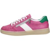 Remonte - Elisabeth Hurley-Collection - Plateausneakers - Fuchsia/Wit/Groen - Met Rits