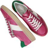 Remonte - Elisabeth Hurley-Collection - Plateausneakers - Fuchsia/Wit/Groen - Met Rits