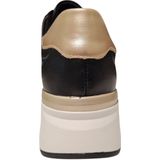 Remonte - Lage Leren Sneakers - Zwart - Uitneembaar Voetbed