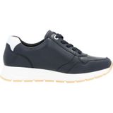 Remonte - Sneakers - Nachtblauw/Wit - Sleehak - Vetersluiting