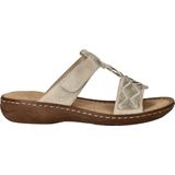 Merk - Muiltjes - Effen - Imitatieleer - Velcro Sluiting - Platte Hak