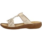 Merk - Muiltjes - Effen - Imitatieleer - Velcro Sluiting - Platte Hak