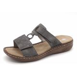 Rieker - Dames Schoenen - Grijs - Veterschoenen - Comfortabel Design