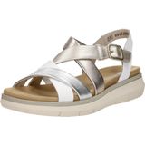 Remonte - D2K53-91 - Sandalen - Wit - Zilver - Goud - Leder