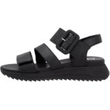 Rieker - W2950 - Sandalen - Zwart - Leer - Verstelbare Sluiting