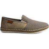 Rieker - Espadrilles - Slipper - Fango - Leer