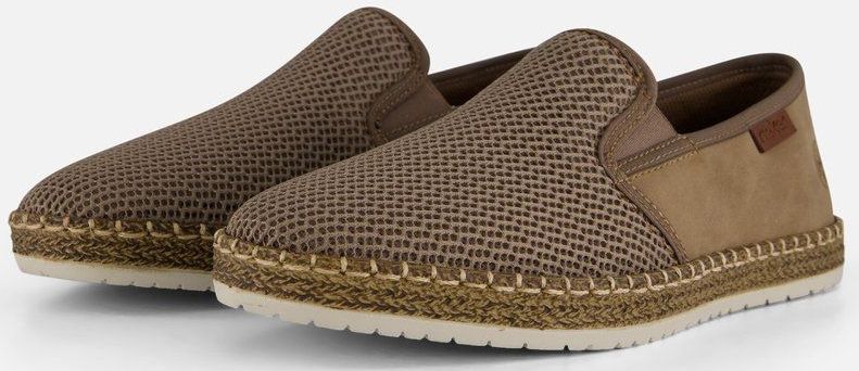 Rieker - Espadrilles - Slipper - Fango - Leer