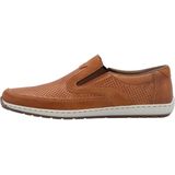 Rieker Slipper, Loafer, Schlupfschuh, seitliche Stretcheinsätze und Perforation