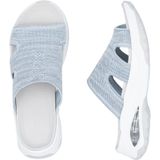 Rieker - W3150 - Damesslippers - Blauw - Veganistisch - Machinewasbaar