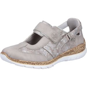 Rieker Klettschuh, Slipper, Halbschuh, Freizeitschuh, Sneaker, Keilabsatz in Korkoptik