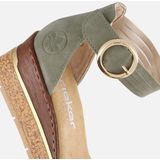 Rieker - Sandalen - Groen - Synthetisch - Dames