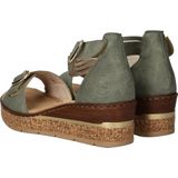 Rieker - Sandalen - Groen - Synthetisch - Dames