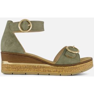 Rieker - Sandalen - Groen - Synthetisch - Dames