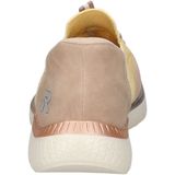 OTTO RIEKER Sport Slip-on Sneakers - Lichtpink/geel - Memosoft Binnenzool
