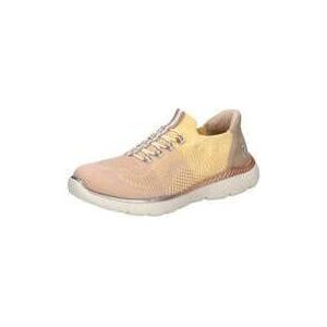 OTTO RIEKER Sport Slip-on Sneakers - Lichtpink/geel - Memosoft Binnenzool