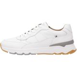 Rieker - Sneaker - Wit - Lederen - Veter Sluiting - Uitneembaar Voetbed