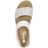 Remonte - Sandalen Plat - Wit - Kunstleer