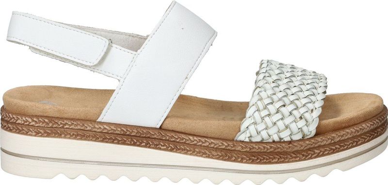 Remonte - Sandalen Plat - Wit - Kunstleer