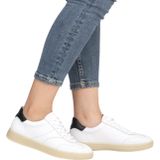 Remonte - Sneakers - Wit/Zwart - Veterschoen - Gepolsterde Schacht