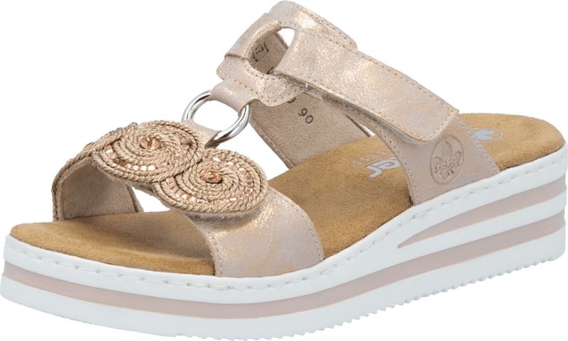 Rieker - Dames Sandalen - Veelkleurig - Comfortabel Ontwerp