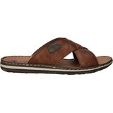 Rieker - Bend Morelia - Slippers - Bruin - Imitatieleer
