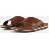 Rieker - Bend Morelia - Slippers - Bruin - Imitatieleer