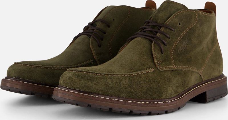 Rieker Veterschoenen - Groen Suede