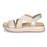 Remonte - D1J50 - Sandalen - Schelp Beige Goud - Echt Leer - Light-PU-zool