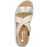 Remonte - D1J50 - Sandalen - Schelp Beige Goud - Echt Leer - Light-PU-zool