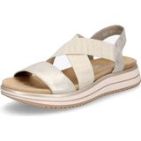 Remonte - D1J50 - Sandalen - Schelp Beige Goud - Echt Leer - Light-PU-zool