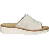 Rieker - Dames Slipper - Goud - Imitatieleer - Antistress-voetbed