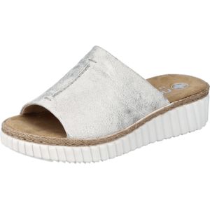 Rieker - Dames Slipper - Goud - Imitatieleer - Antistress-voetbed