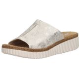 Rieker - Dames Slipper - Goud - Imitatieleer - Antistress-voetbed