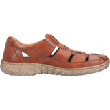 Rieker 03578 Gaucho - Slippers - Bruin - Losse Binnenzool - Klittenbandsluiting