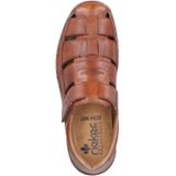Rieker 03578 Gaucho - Slippers - Bruin - Losse Binnenzool - Klittenbandsluiting