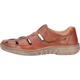 Rieker 03578 Gaucho - Slippers - Bruin - Losse Binnenzool - Klittenbandsluiting