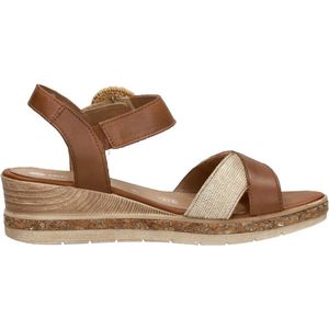 Remonte Sandalen Plat Sandalen Plat - cognac