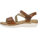 Remonte R6860-Dames Sandalen - Cognac
