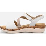 Remonte - Dames - Schoenen - Wit - Leer - Comfortabele Sandaal